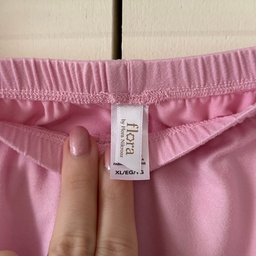 Flora Nikrooz Revolve Blush Pink Lace Trim Sleep Shorts Size XL - Picture 4 of 4